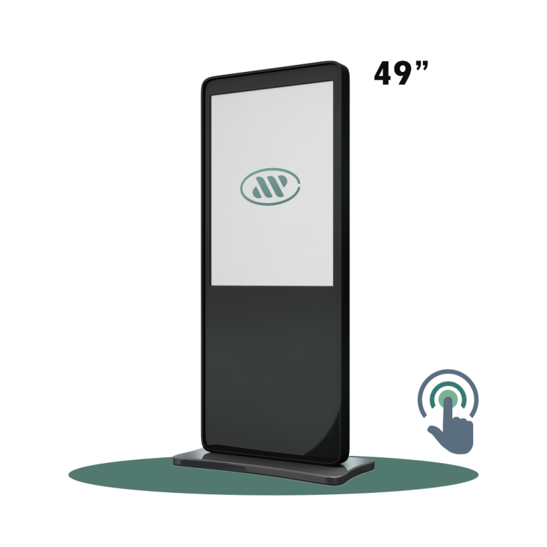 RevoSign Touchscreen Floorstand 49 Inch Capacitive (Black)