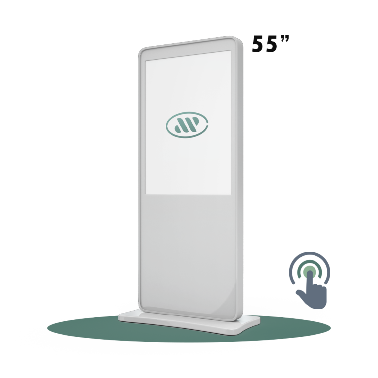 RevoSign Touchscreen Floorstand 55 Inch Capacitive (White)