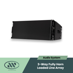 3-Way Fully Horn Loaded Line Array